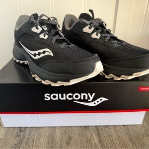 Saucony Black and White Women's Trail Running Shoes